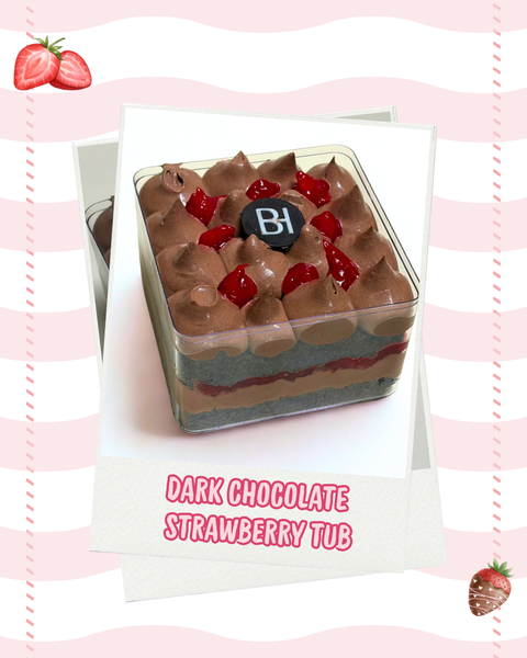 Strawberry Tiramisu Tub