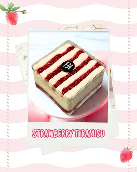 Strawberry Tiramisu Tub