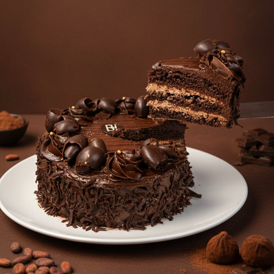 Brownie Heaven Special Chocolate Cake (1/2 Kg - Eggless)