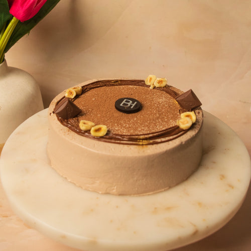 Hazelnut Truffle Cake (1/2 Kg - Eggless)