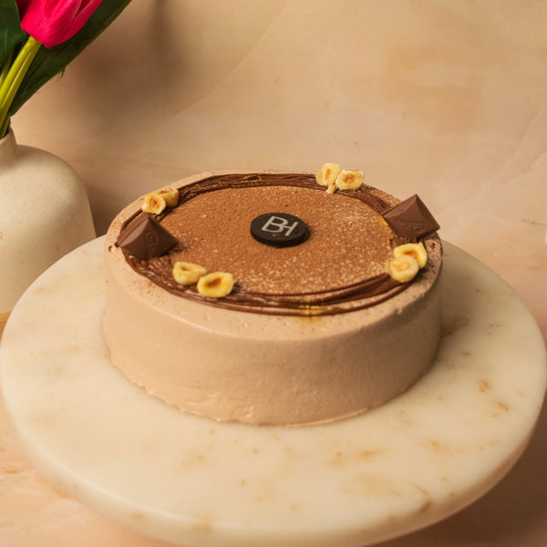 Hazelnut Truffle Cake (1/2 Kg - Eggless)