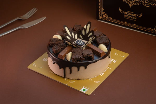 Fresh Cream Chocolate Cake (1/2 kg - Eggless)