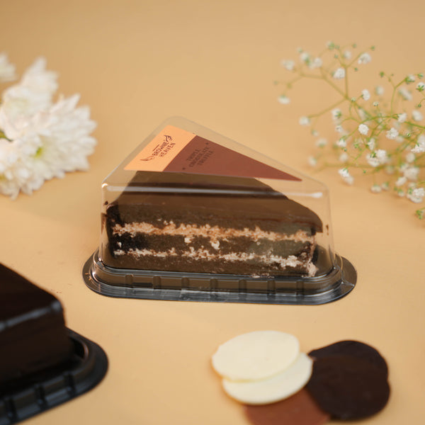 Triple Chocolate Truffle Slice (Eggless)