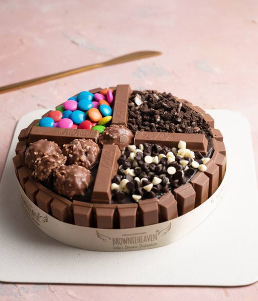 Round Unlock Brownie cake